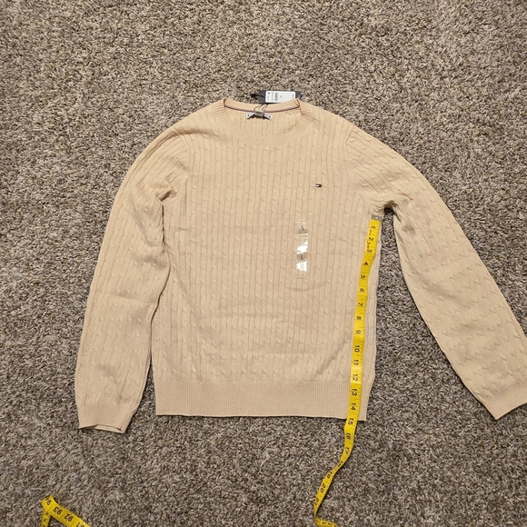 Tommy Hilfiger Beige Cable Knit Sweater - Picture 5 of 10